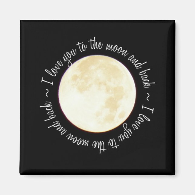 Íman Te Amo à Lua (Frente)