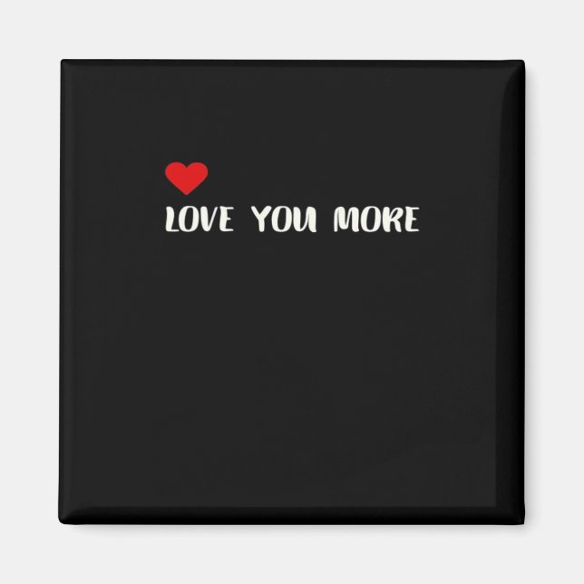 Íman Te Amo Mais Citação Mínima de Amor  (Frente)