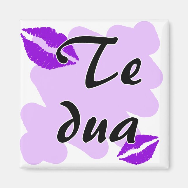 Íman Te dua - Albanês - Eu Te Amo (Frente)