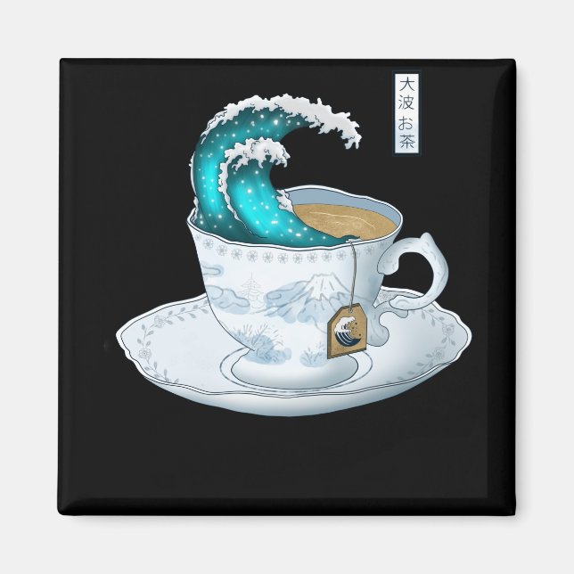 Íman Tea Excelente Wave Off Kanagawa (Frente)