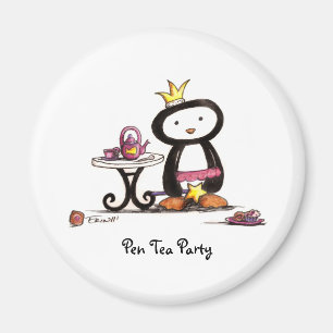 Íman Tea party da caneta