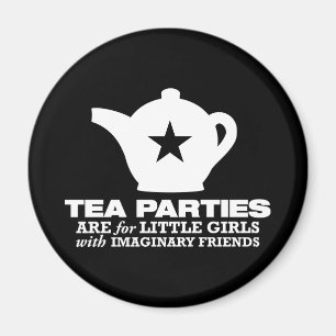 Íman tea party - os tea party são para as meninas