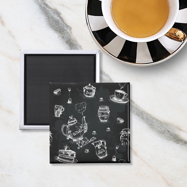 Íman Tea Time Black (Criador carregado)