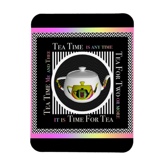 Íman Tea Time  Refrigerator  (Vertical)
