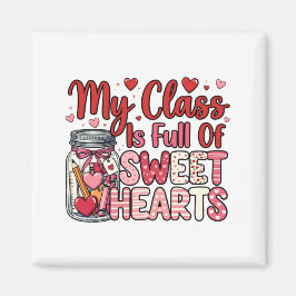 Íman Teacher Sweet Heart Valentine's Magnet