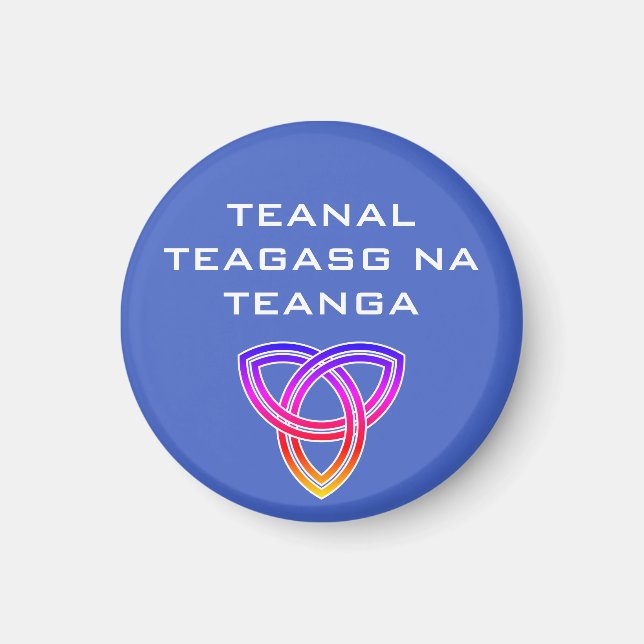 Íman Teagasg na Teanga Magnet (Frente)
