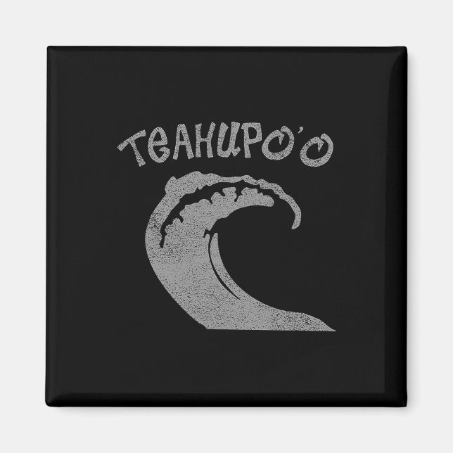 Íman Teahupoo Surf Surfing Vintage  (Frente)