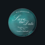 Íman Teal Eetéreo: Imã salve a data refinada<br><div class="desc">Desvendar a magia do seu dia especial com a Imã salve a data requintada do Teal Ereal. Esta obra-prima magnética, enfeitada com tons refinados e tons prateados delicadamente entrelaçados com padrões mármore mesmerizantes, convida seus entes queridos a compartilhar a elegância de sua celebração iminente. Adote o alure moderno e a...</div>