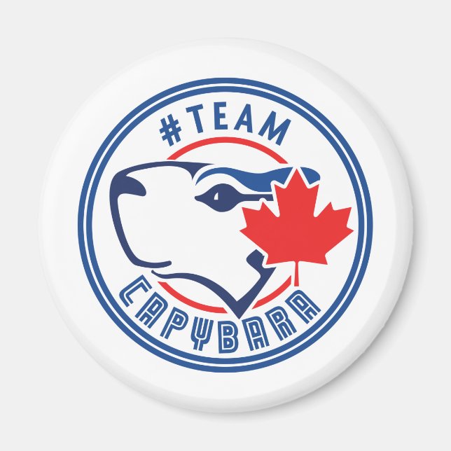 Íman Team Capybara Magnet (Frente)