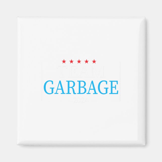 Íman Team Garbage 2024 Trump Us Election (Frente)