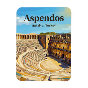 Íman Teatro de Aspendos, Serik, Mediterrâneo