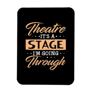 Íman Teatro É Um Ator Palco Que Está Passando