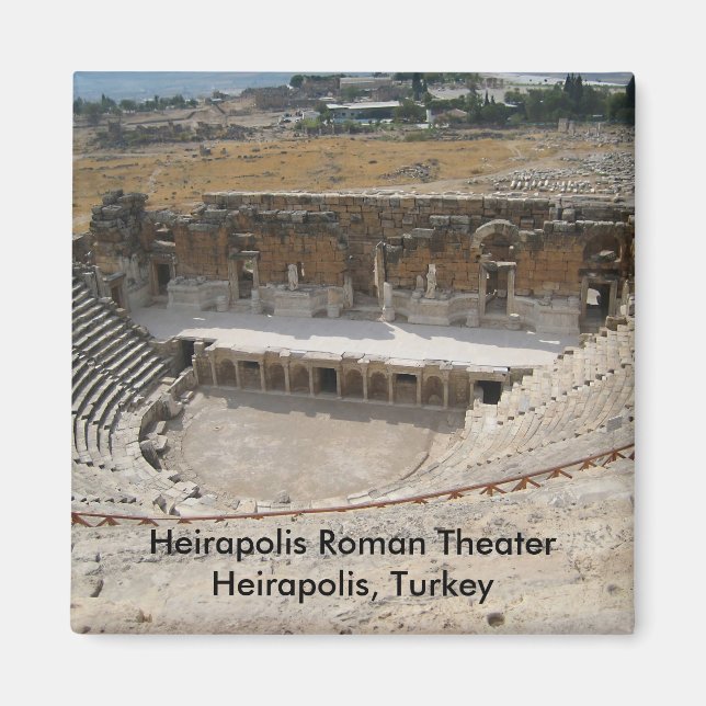 Íman Teatro Romano de Heirapolis (Frente)