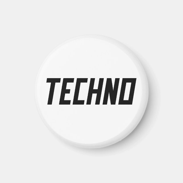 Íman TECHNO Music (Frente)