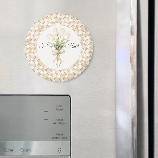 Íman Tecido de Cesta Falsa Branco Creme (In Situ (Fridge))