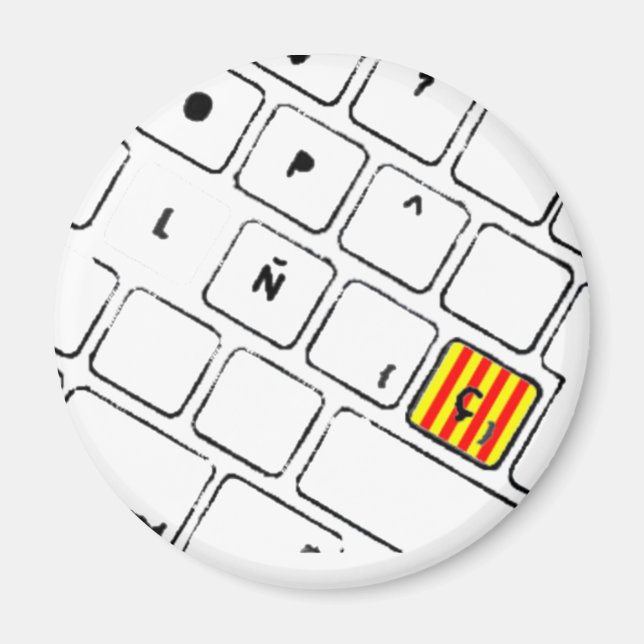 Íman Teclat Ç (Frente)