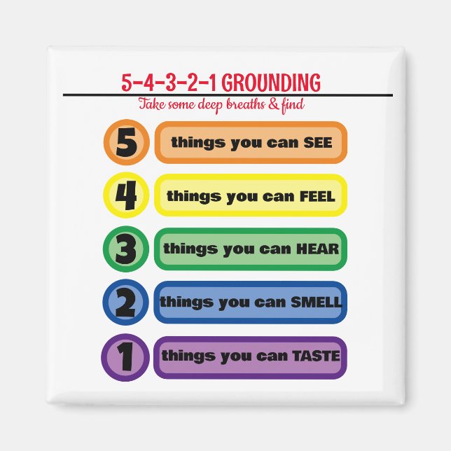 Íman Técnica de Arranque para Ansiedade/Esforço 5 Senti (Frente)