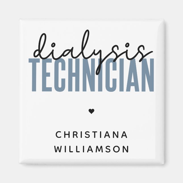 Íman Técnico de Diálise Personalizado | Presentes para  (Frente)