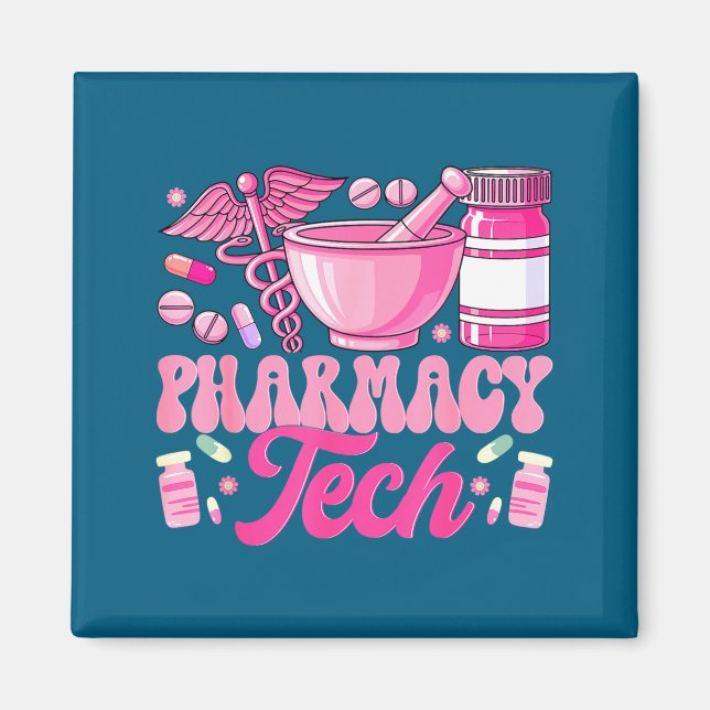 Íman Técnico de Farmácia Estudante de Farmacêutico (Frente)