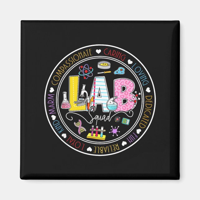 Íman Técnico de Laboratório Médico da Equipe da Semana  (Frente)