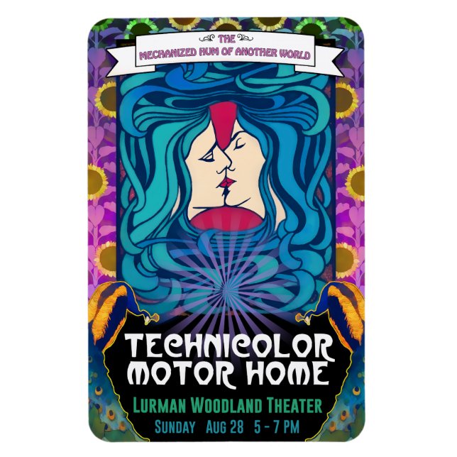 Íman Tecnicolor Motor Home Woodland Kiss (Vertical)