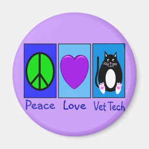 Íman Tecnologia do veterinário do amor da paz