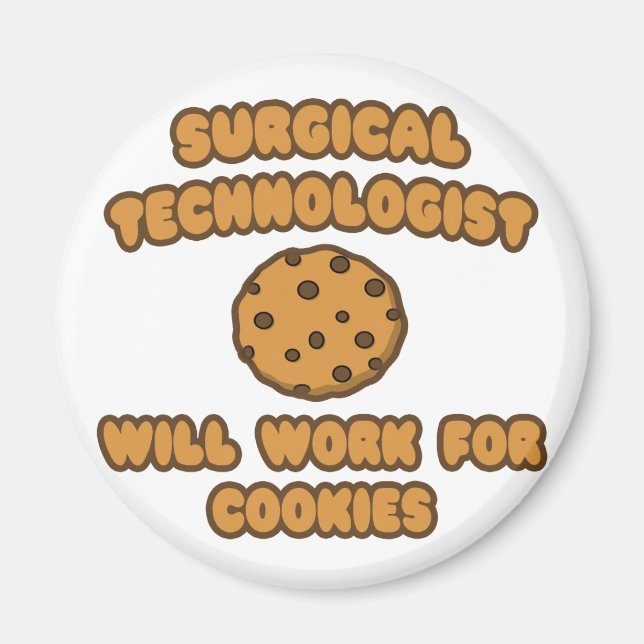 Íman Tecnólogo Cirúrgico ... Trabalho para Cookies (Frente)