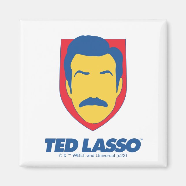 Íman Ted Lasso | Ícone Face (Frente)