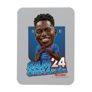 Íman Ted Lasso Sam Obisanya Bobblehead
