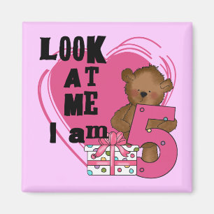 Íman Teddy Bear, tenho 5 t-shirts de aniversário e pres
