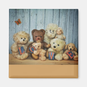 Íman Teddy com amigos