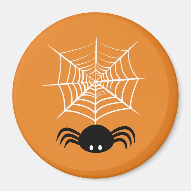 Íman Teia de Aranha de Halloween  (Frente)