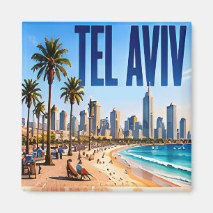 Íman 🌴 Tel Aviv Estilo Moderno de Cidade Costeira 🌴