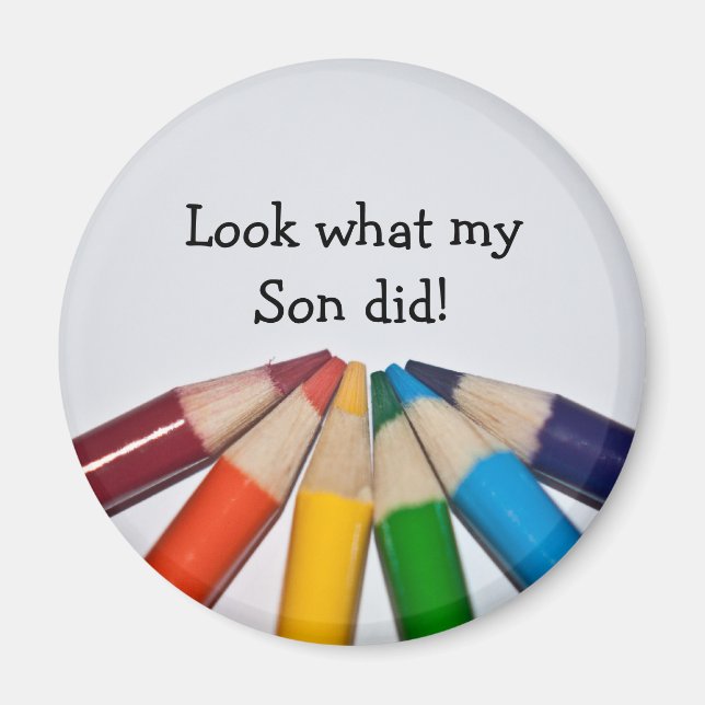 Íman Tela de Trabalho de arte de Lápis Colorido (Frente)