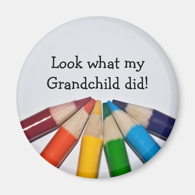 Íman Tela de Trabalho de arte de Lápis Colorido (Frente)