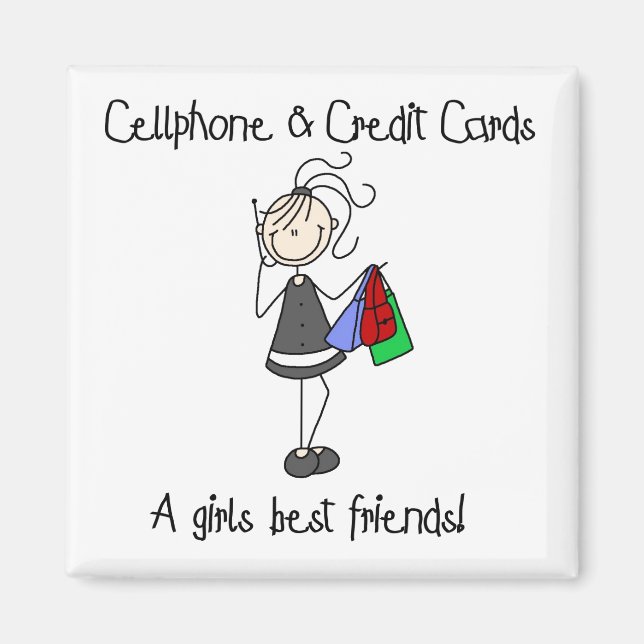 Íman Telefone Celular E Cartões De Crédito (Frente)