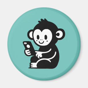 Íman Telefone do Macaco