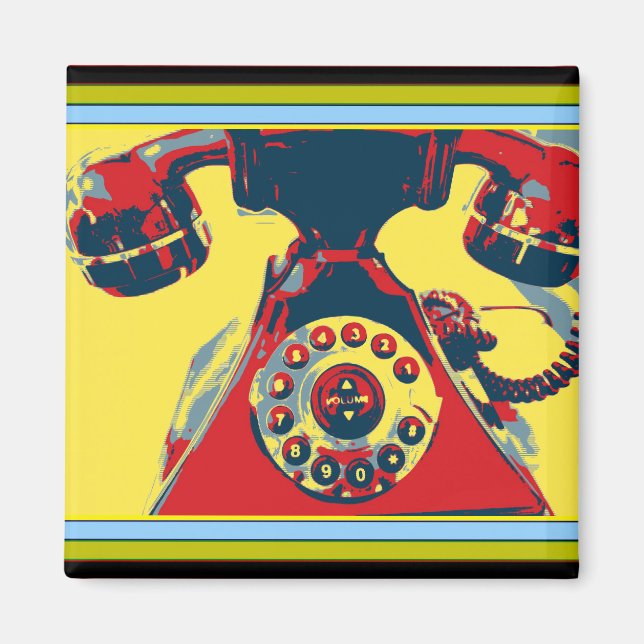 Íman Telefone Retroativo (Frente)