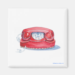 Íman Telefone vermelho