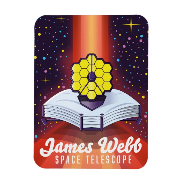 Íman Telescópio Espacial James Webb. (Vertical)