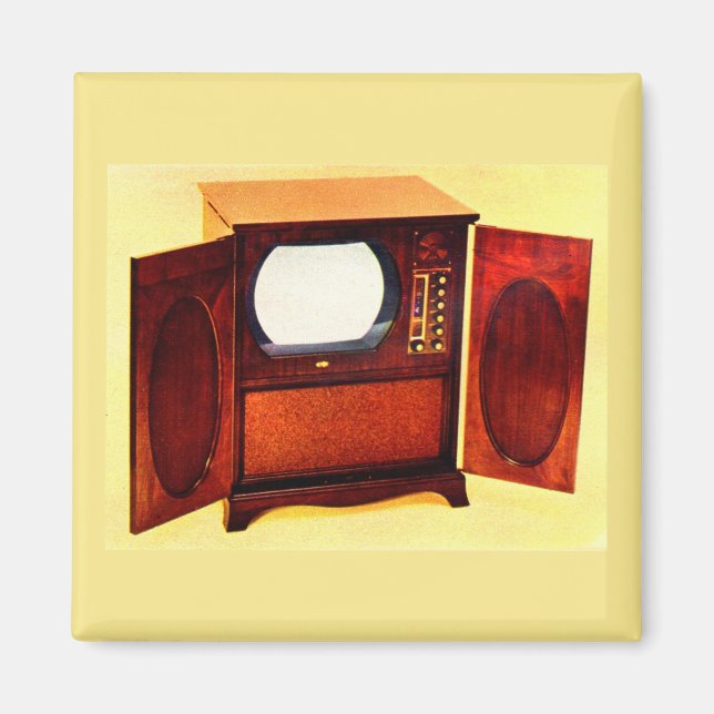 Íman televisor número 1 de cerca de 1950 (Frente)