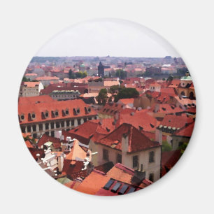 Íman Telhados do vermelho de Praga