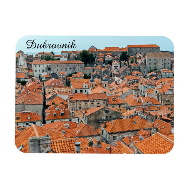 Íman Telhados Famosos da Cidade Antiga de Dubrovnik - D (Horizontal)