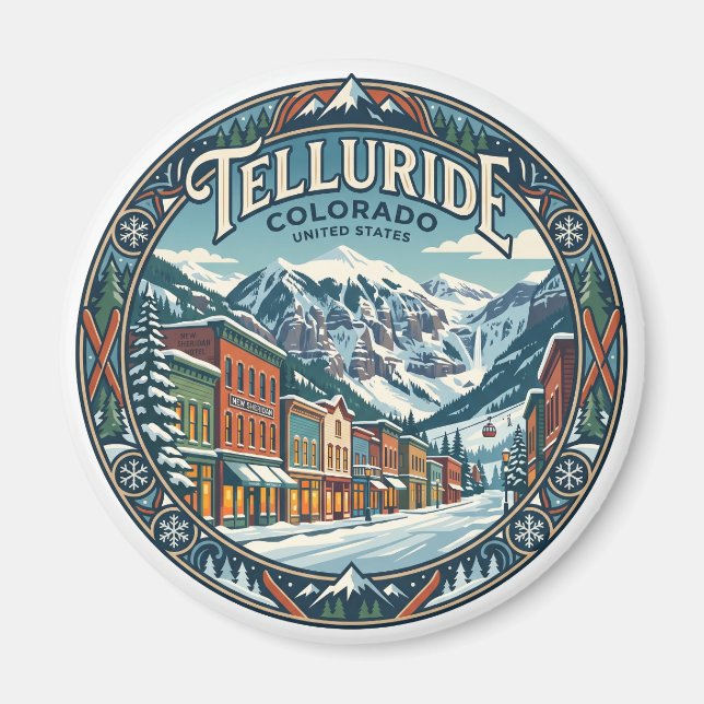 Íman Telluride Colorado (Frente)