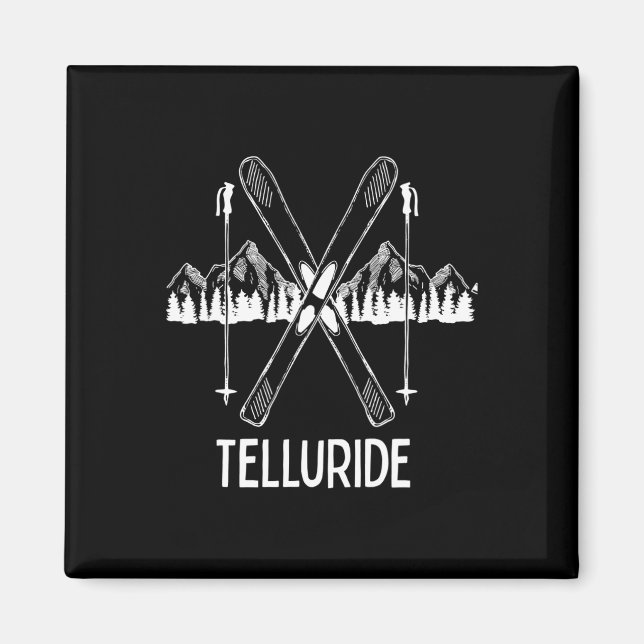 Íman Telluride Colorado Rocky Mountain Co Skib Snowb (Frente)