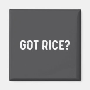 Íman Tem Arroz Desajeitado Divertido Social Asiático 