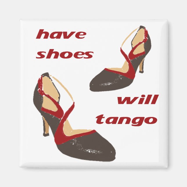 Íman tem calçado de ímã quadrado (Frente)