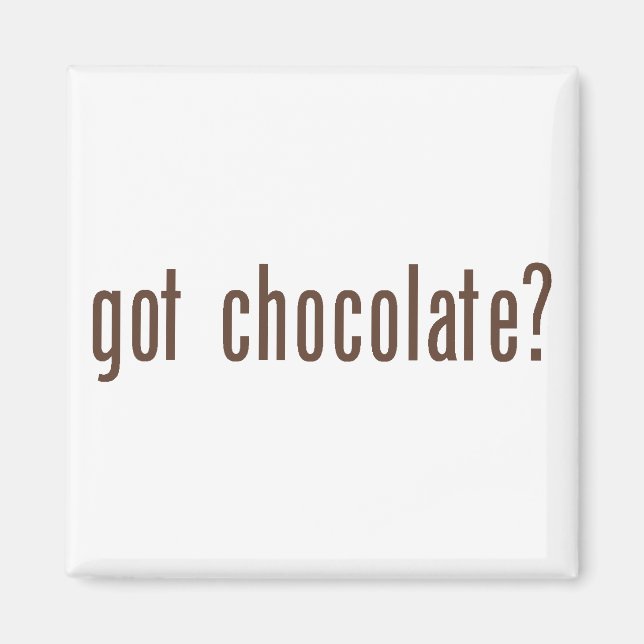 Íman tem chocolate? (Frente)