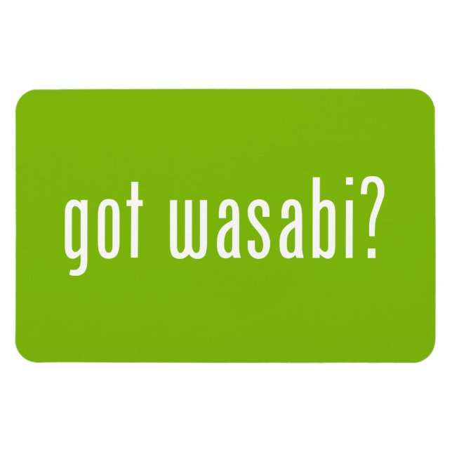 Íman tem o wasabi? (Horizontal)