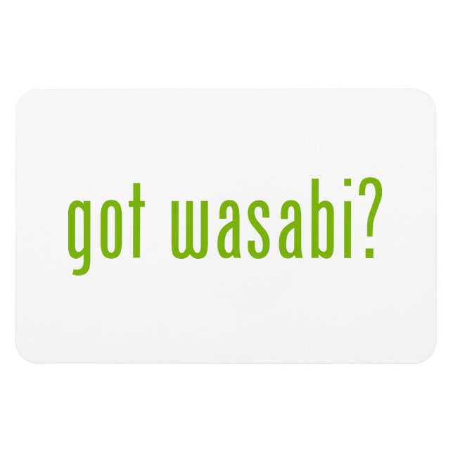 Íman tem o wasabi? (Horizontal)
